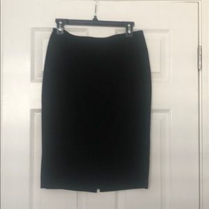 Black pencil skirt.